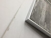 Particolare di Quadro astratto lungo verticale geometrie del nero 35x100  43094