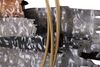 Ulteriore dettaglio di Quadro grande in metallo astratto scratch orizzontale 144,8x64,1  41312