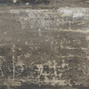 Dettaglio Quadro lungo verticale astratto materico toni tortora scuro e grigio 60x120