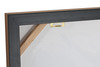 Quadro lungo verticale orizzontale moderno astratto nero tortora grigio oro cerchi 95x55 41080 - foto 7