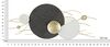 Quadro astratto sfere nere e oro in metallo 129,5x53,3  41132 - foto 5