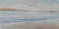 Quadro astratto orizzonte onde del mare 120x60  42364