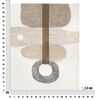 Quadro astratto sassi 80x100 toni tortora grigio  41005 - foto 5