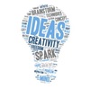 Quadro 60x60 stampa decorativa con lampadina e frasi motivazionali Bluetooth integrato  43520