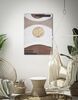 Immagine aggiuntiva di Quadro astratto 80x120 con sole oro  40356