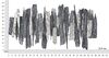 Quadro astratto in metallo scratch toni grigio chiaro e scuro 122,6x62,9  41313 - foto 5