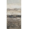 Quadro lungo verticale astratto materico toni tortora scuro e grigio 60x120 41046 COLORI E LUCI