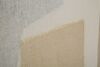 Particolare di Quadro astratto tortora marrone beige con applicazioni stoffate 80x100  41000