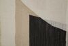 Ulteriore dettaglio di Quadro astratto tortora marrone beige con applicazioni stoffate 80x100  41000
