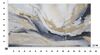 Quadro trittico moderno sfumature astratte grigio blu oro 45x80 e 60x80  40802 Foto 5