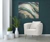 Quadro orizzontale o verticale lungo verde astratto 80x100 100x80  40997 - foto 4