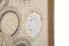 Particolare di Quadro con cornice centrini e cerchi 45x60  40857