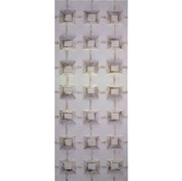 Quadro lungo con quadrati in rilievo 50x150  38274