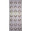Quadro lungo con quadrati in rilievo 50x150  38274