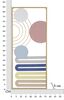 Quadro disegni geometrici sparsi colorati 37,5x84  41501 - foto 5