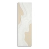 Immagine aggiuntiva di Quadro ghirigoro astratto materico bianco e tortora 150x50  45729