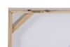 Ulteriore dettaglio di Quadro ghirigoro astratto materico bianco e tortora 150x50  45729