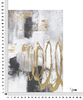 Quadro ghirigoro oro astratto moderno lungo 80x120 120x80  40401 - foto 5