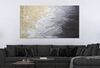 Quadro grande moderno astratto grigio oro largo 180 alto 100 40999 COLORI E LUCI - foto 4