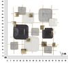 Quadro moderno in metallo quadretti su griglia 80cm  40495 - foto 5