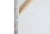 Ulteriore dettaglio di Quadro astratto materico blu e oro lungo orizzontale verticale 100x70  45753