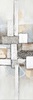 Altra foto Quadro lungo astratto grigio tortora dettagli materici 120x40 - 40x120