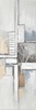 Altra foto Quadro materico moderno toni tortora e grigio astratto 120x40 40x120