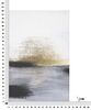 Quadro moderno astratto orizzonte nero grigio oro 80x120  40399 - foto 5