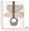 Quadro moderno astratto 80x100 pietre grigio tortora  41004 - foto 5