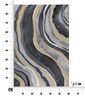 Quadro nero e grigio con dettagli materici di pietrine e applicazioni multicolor 80x100cm  40335 - foto 6
