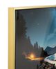 Immagine aggiuntiva di Quadro notturno intenso spiaggia contrasti colori risalto 60x90  45637