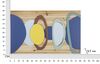 Quadro in legno con sagome colorate 80x50  41502 - foto 5