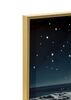 Ulteriore dettaglio di Quadro grande luna che sorge sul mare con cornice oro 60x90  45636