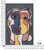 Quadro doppia faccia donna astratto 60x90cm colori accesi  40489 - foto 5