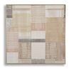 Immagine aggiuntiva di Quadro geometrie astratte tortora sabbia avorio e tabacco 60x60  43994