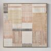 Quadro geometrie astratte tortora sabbia avorio e tabacco 60x60  43994