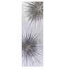 Quadro spruzzi grigio tortora astratto moderno lungo verticale 50x50