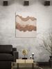 Immagine aggiuntiva di Quadro zig zag tonalita marroni 80x100cm  40386