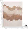 Quadro zig zag tonalit&agrave; marroni 80x100cm 40386 COLORI E LUCI - foto 5