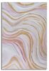 Immagine aggiuntiva di Quadro astratto linee ondulate rosa lungo verticale o orizzontale 60x90 90x60
