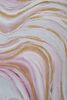 Ulteriore dettaglio di Quadro astratto linee ondulate rosa lungo verticale o orizzontale 60x90 90x60