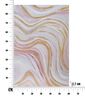 Quadro astratto linee ondulate rosa lungo verticale o orizzontale 60x90 90x60  40339 - foto 5