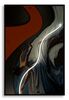 Quadro ballerina balletto moderno stampa LED su tela con applicazione arancio 60x90 COLORI E LUCI - foto 5