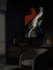 Quadro ballerina balletto moderno stampa LED su tela con applicazione arancio 60x90 COLORI E LUCI - foto 8