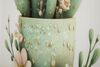 Ulteriore dettaglio di Quadro cactus elegante con fiori grandi 40x40 stampa su tela laccata  43775