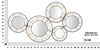 Decorazione quadro da muro con cerchi in rattan e specchi 111x59  41328 - foto 5