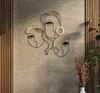 Quadro visi di donne in libert&agrave; metallo e legno 53x55  42201 - foto 4