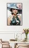 Quadro donna gioielli e cappello decorato 62x92  43146 - foto 5