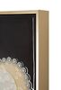 Particolare di Quadro donna elegante sotto la tesa del cappello con perle 62x92  43140