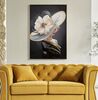 Quadro donna elegante sotto la tesa del cappello con perle 62x92  43140 - foto 5